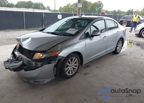 2012 Honda Civic Ex-L z USA, uszkodzony, nr VIN 19XFB2F97CE074016